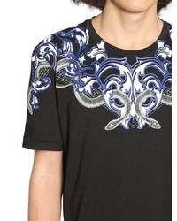 Just Cavalli Printed Cotton Jersey T Shirt