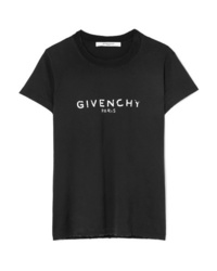 Givenchy Printed Cotton Jersey T Shirt