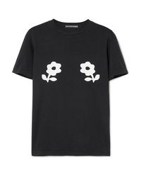 ALEXACHUNG Printed Cotton Jersey T Shirt