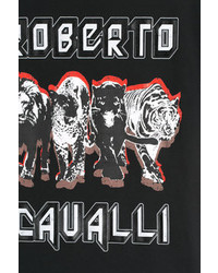 Roberto Cavalli Printed Cotton T Shirt