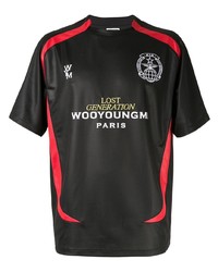 Wooyoungmi Printed Logo Football T Shirt