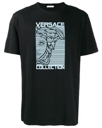 Versace Collection Printed Logo T Shirt