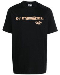 Diesel Printed Shortsleeved Cotton T Shirt