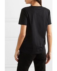 Moschino Printed Stretch Cotton Jersey T Shirt