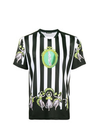 Versace Printed Striped T Shirt