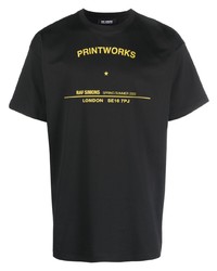 Raf Simons Printworks Tour Cotton T Shirt
