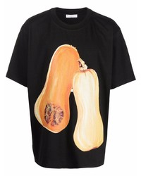 JW Anderson Pumpkin Print Short Sleeve T Shirt
