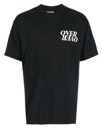 OVER OVE R Logo Print Cotton T Shirt