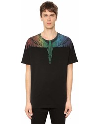 Marcelo Burlon County of Milan Rainbow Wing Printed Jersey T Shirt