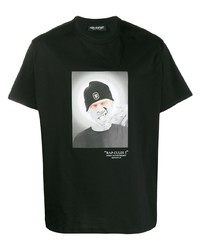Neil Barrett Rap Cules 3 Print T Shirt