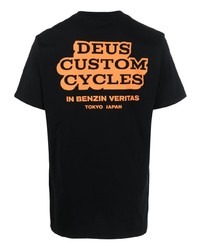 Deus Ex Machina Redline Logo Print T Shirt
