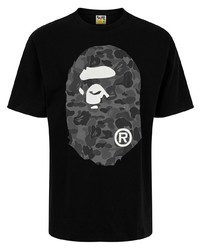 A Bathing Ape Reflector Abc Big Ape Head T Shirt