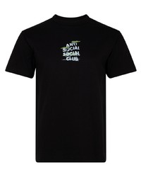 Anti Social Social Club Retired Logo Print T Shirt