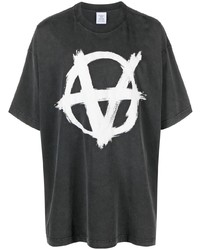 Vetements Reverse Anarchy Print T Shirt