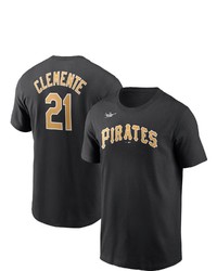 Nike Roberto Clete Black Pittsburgh Pirates Cooperstown Collection Name Number T Shirt At Nordstrom