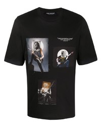 Neil Barrett Rockstar Gods Print T Shirt