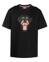 Mostly Heard Rarely Seen 8-Bit Rottweiler Short Sleeved T Shirt