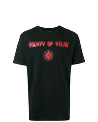 Marcelo Burlon County of Milan Round Neck Graphic T Shirt