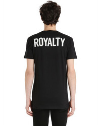 Fausto Puglisi Royalty Printed Cotton Jersey T Shirt