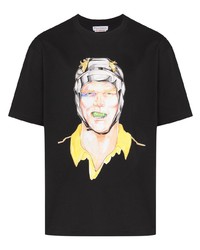JW Anderson Rugby Print Cotton T Shirt
