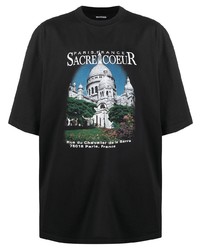 Balenciaga Sacre Coeur Print T Shirt
