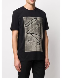 Paul Smith Safety Pin Print Crew Neck T Shirt