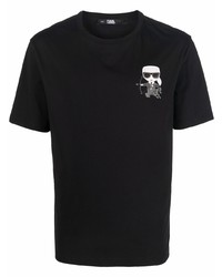 Karl Lagerfeld Sagittarius Logo Print T Shirt