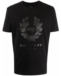 Belstaff Searchlight Logo Print Cotton T Shirt