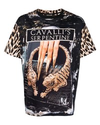 Roberto Cavalli Serpentine Print T Shirt