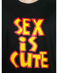 Jeremy Scott Sex Is Cute Print Cotton Jersey T Shirt