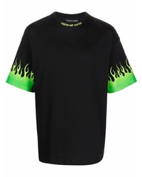 Vision Of Super Shaded Green Flames T Shirt