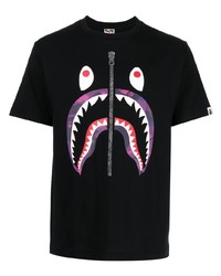 A Bathing Ape Shark Bape Print T Shirt