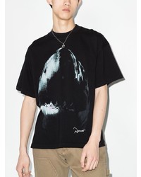 Represent Shark Print Cotton T Shirt