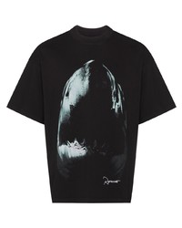 Represent Shark Print Cotton T Shirt