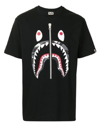 A Bathing Ape Shark Print T Shirt
