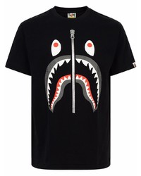 A Bathing Ape Shark T Shirt Black