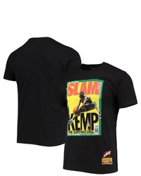 Mitchell & Ness Shawn Kemp Black Seattle Supersonics Slam Player T Shirt