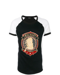 Balmain Shield Print T Shirt