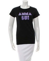 Anna Sui Short Sleeve Crew Neck T Shirt W Tags