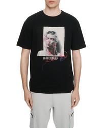 ELEVENPARIS Short Sleeve Graphic Tee In Jet Black At Nordstrom