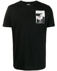 Karl Lagerfeld Short Sleeve Quote Print T Shirt