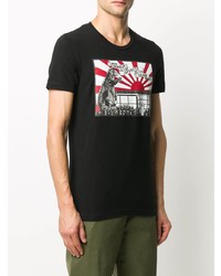 Dondup Short Sleeved Graphic Print T Shirt