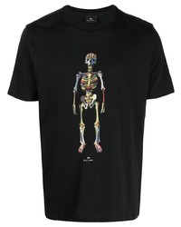 PS Paul Smith Skeleton Print Detail T Shirt