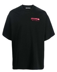 Palm Angels Ski Club Logo Print T Shirt