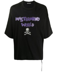 Mastermind World Skull And Crossbones Logo Print T Shirt