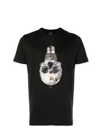 Ps By Paul Smith Skull Bulb Print T Shirt