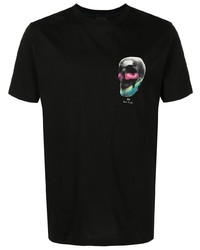 PS Paul Smith Skull Graphic Print T Shirt