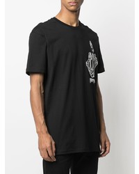 Philipp Plein Skull Logo Print T Shirt