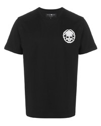 Hydrogen Skull Logo Print T Shirt