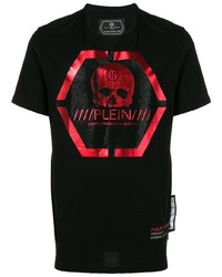 Philipp Plein Skull Logo Printed T Shirt